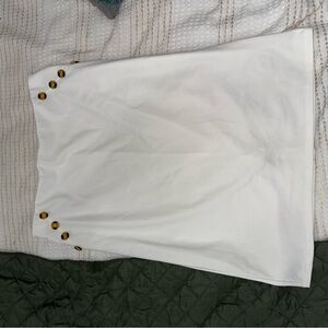 white midi skirt